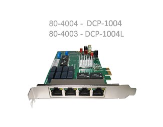DCP-1004, PCI-innstikkskort med TAP-funksjon uten aggregering