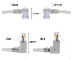 0,1m Cat5e UPPUPP