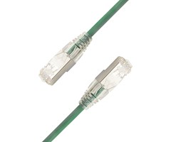 0,3 m, Cat6A U/FTP, grønn