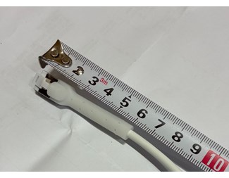 0,5 m, hvit, FlexPatch, U/FTP