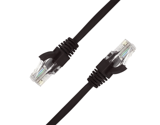 1m, svart Cat6 U/UTP