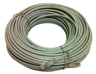Cat.6 LSZH UTP patch 50m ring (med RJ45-kontakter)