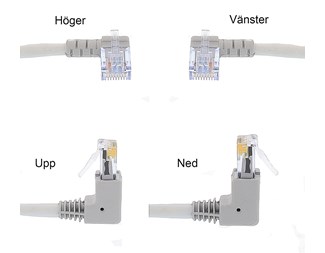 0,1m Cat5e UPPUPP
