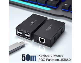USB-forlenger, USB 2.0, 50 m