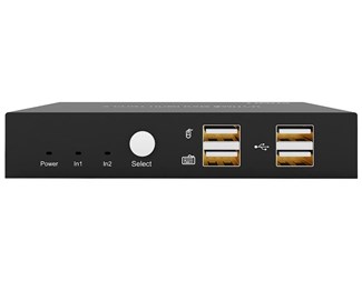 2 port HDMI 4K KVM Switch, 4xUSB