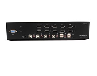 4-porters dobbel DP med USB2.0