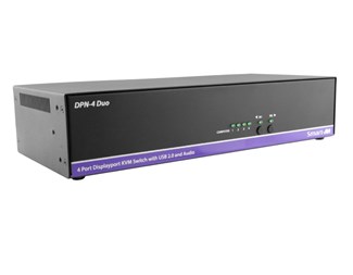 4-porters dobbel DP med USB2.0
