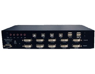 4-port med doble DVI samt USB2.0
