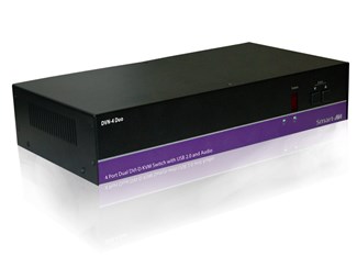 4-port med doble DVI samt USB2.0