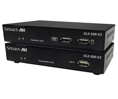 DVI-I sender og mottaker KVM USB, lyd på 5E/6