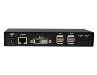 DVI-D Sändare & mottagare KVM USB, ljud på Cat.5E/6