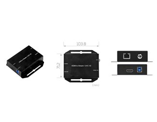 NDI 1080P60 ENCODER med AVC