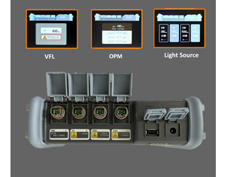 (SM/MM)28/26/35/33 dB, 850/1300/1310/1550 nm OTDR