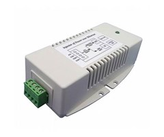 12 V DC inn, DC/DC Gigabit PoE-injektor 56 V DC ut