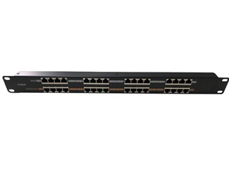 19" Passiv 16-porter 100 MB, uten strømforsyning