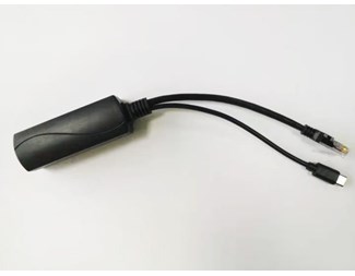 10/100/1000Mbps PoE-splitter till Typ C, 5V/2,4A