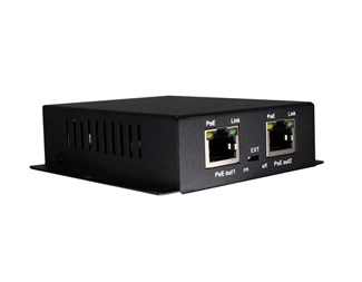 IEEE802.3af/at, 30W, 10/100Mbps, 1 POE inn 2 POE ut