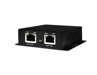 IEEE802.3af/at, 30W, 10/100Mbps, 1 POE inn 2 POE ut