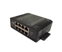 Aktiv PoE, 44–57 V DC inn 802.3at 35 W per port ut