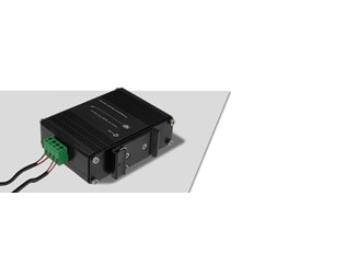 PoE-injektor, 10/100/1000Base-T, Max 60 W ut, 12–48 V DC inn