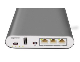 USB-A, USB-C, 24 V PoE, LAN, PoE++ (802.3bt)
