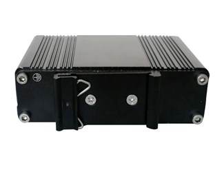 IEEE 802.3af/at PoE inn, 20 W og 12 V DC (skrueterminal) ut, DIN