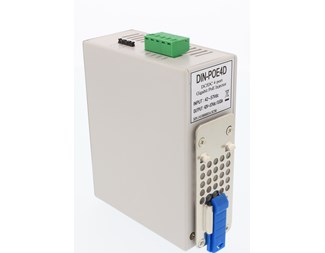 4-porters injektor, 30 W, Gigabit, DIN-montering