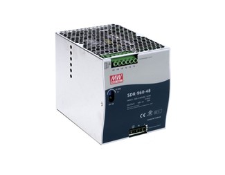 230VAC/48VDC, 960W, -20/+70°C, DIN-montage