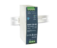 Strømforsyning DIN-montering, 48 V DC, 120 W, skrueterminal, lavtemp