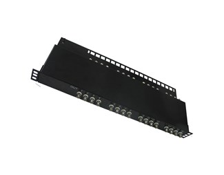 16-ports BNC-, lyn-/overspenningsvern 16MBit/s, 300MHz, 19''