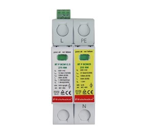 T1+T2 Single phase 1P+N, Uc: 230V. Iimp: 12,5 kA Imax: 5