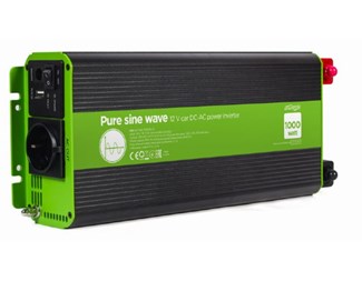 12V til 230V 2000W Inverter ren sinus