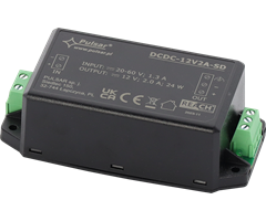 In 20-60 VDC - Ut 12VDC / 2 A