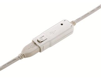 6 m, aktiv USB 2.0-skjøtekabel, A han – A hun