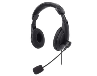 Headset m/Mikrofon Manhattan