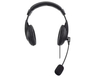 Headset m/Mikrofon Manhattan