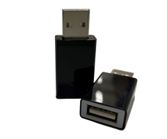 USB-A hona-hane, svarta