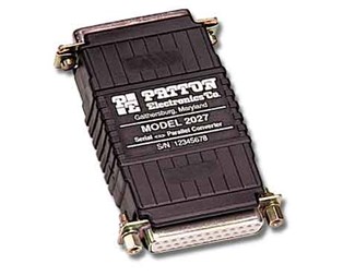 Parallellport= DB25 hona.Serieport= DB25 hona