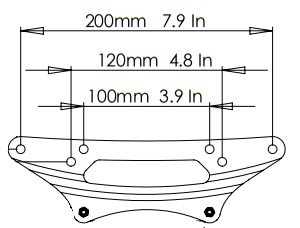 Vingar för 100x200, 200x200