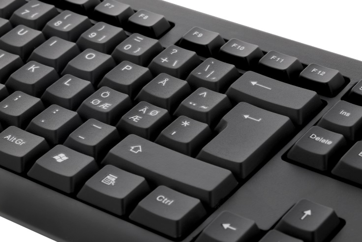 20106108 Svart USB tastatur med nordisk layout 7340004614272 TB-53 003.jpg