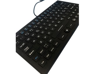 Kompakt Nordisk IP68 Tastatur m/Musepeker