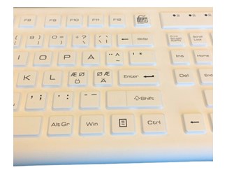 Nordisk IP68 Tastatur m/Numpad