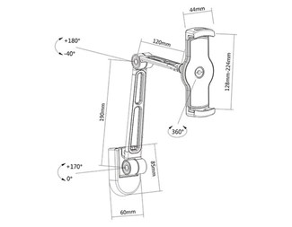 128-224mm Justerbar C-klämma