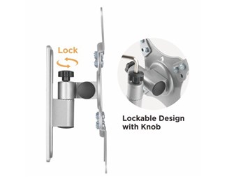 13-43'' Max 15kg, Silver, Tilt