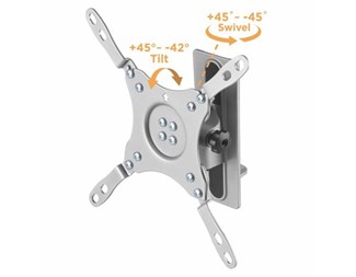 13-43'' Max 15kg, Silver, Tilt