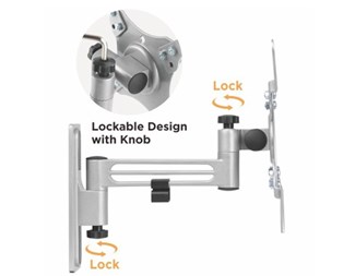 13-43'' Max 15kg, Silver, Tilt