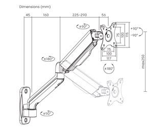 17-32'' 9kg Monitor Veggarm