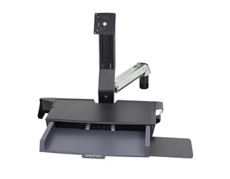 "sit-stand" med skriveflate