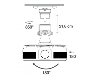 PROJEKTOR TAKFESTE 218 mm HVIT 10kg