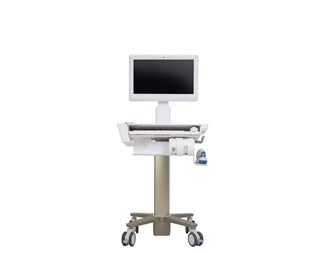 Til laptop, hvit/grå, 